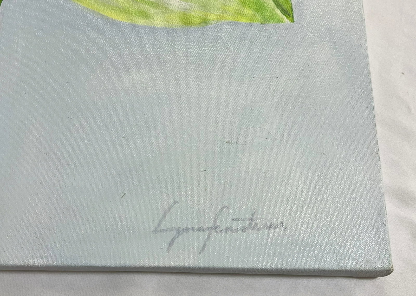 Original Signed Oil Painting on Canvas Styled After Lowell Nesbitt - 11