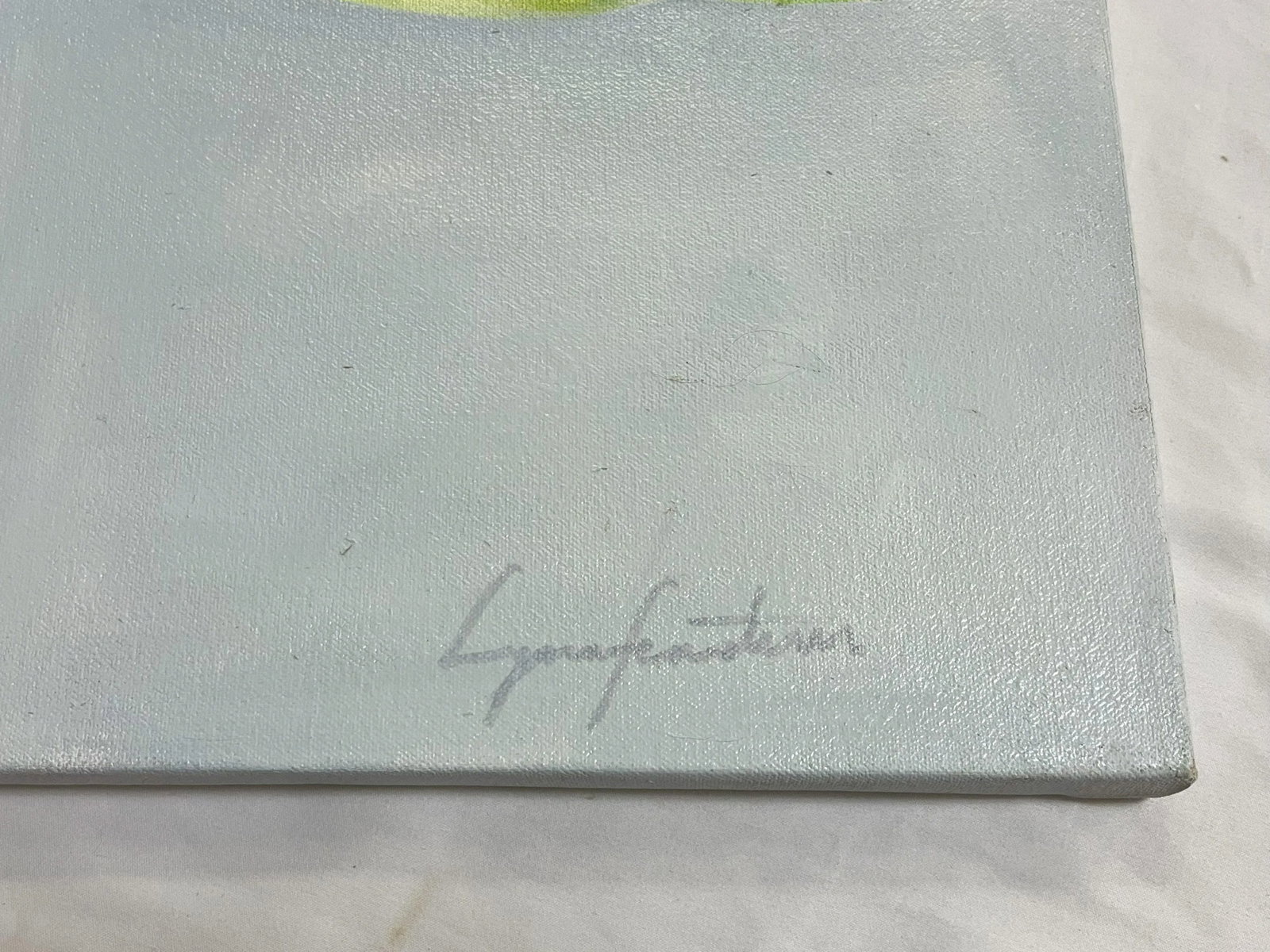 Original Signed Oil Painting on Canvas Styled After Lowell Nesbitt - 3