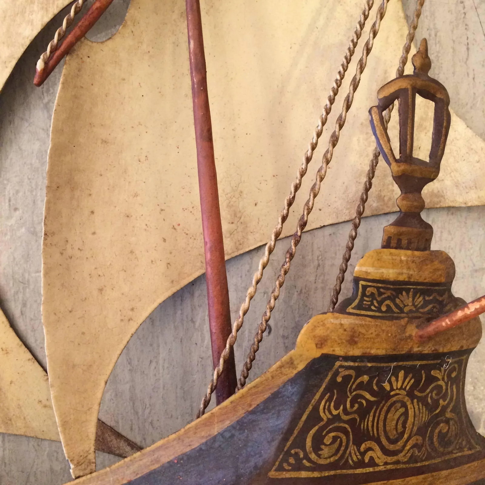 Mottahedeh Iron Nautical Ship Wall Sculpture - 6