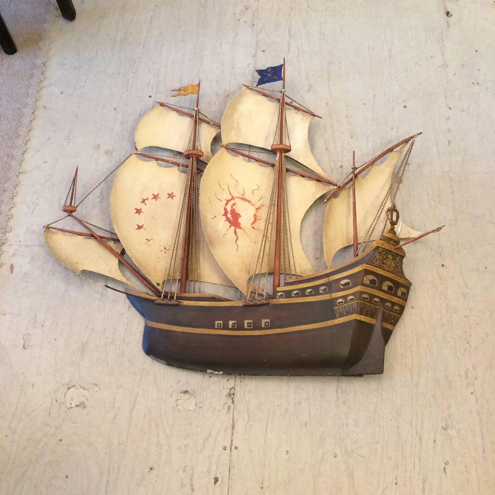 Mottahedeh Iron Nautical Ship Wall Sculpture - 7