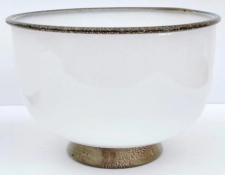 Late 20th Century Signed Barovier & Toso Murano 'Primavera' Bowls - a Pair - 4