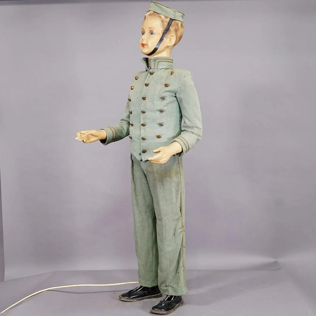 1930s Antique Hotel Page Automaton - 3