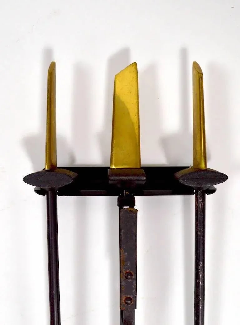 Deskey Wall Mount Fireplace Tool Set - 5