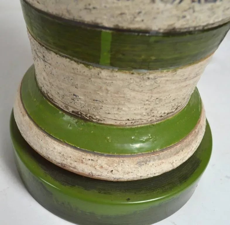 Raymor Bistosi Sgraffito Pottery Lamp - 3