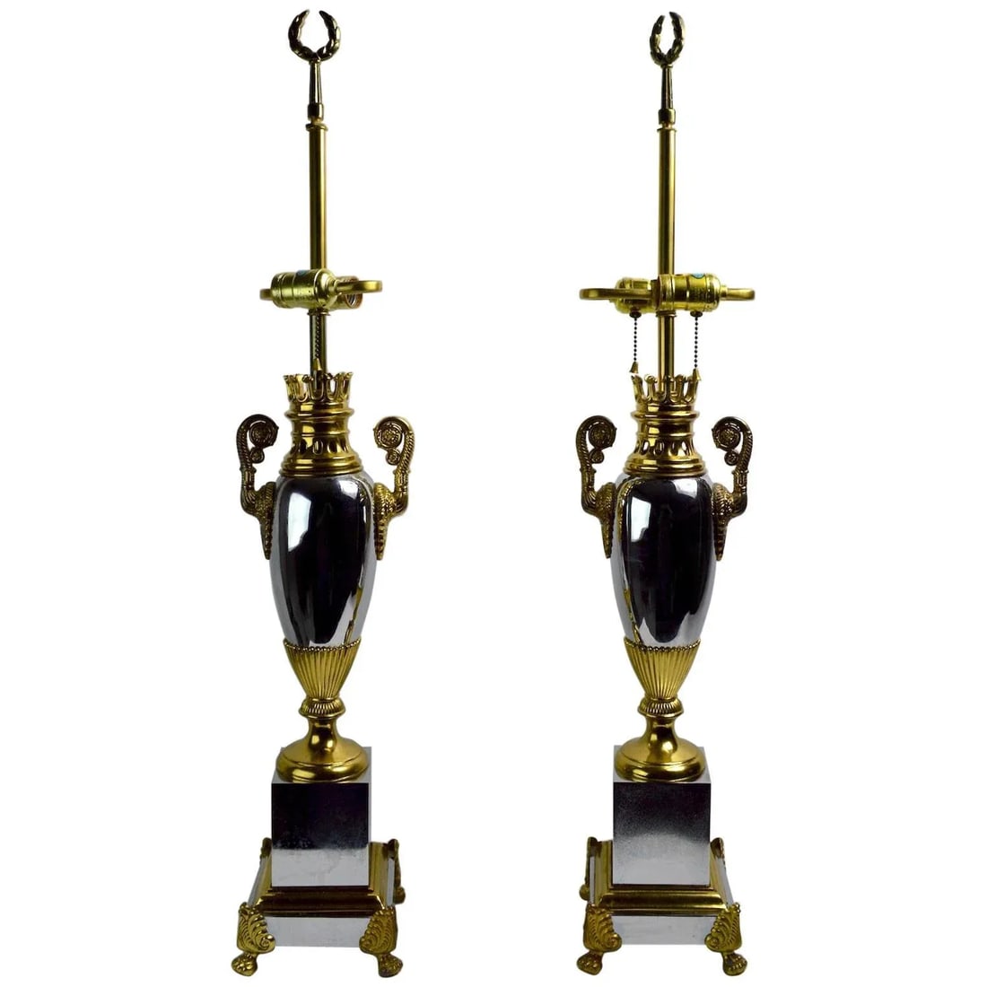Hollywood Regency Lamps by Tyndale - a Pair - 13