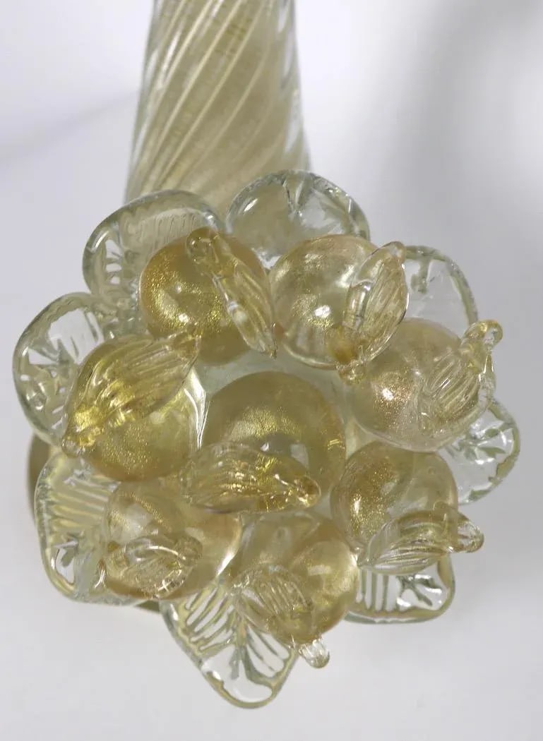 Murano Glass Cornucopia by Barovier and Toso - a Pair - 3