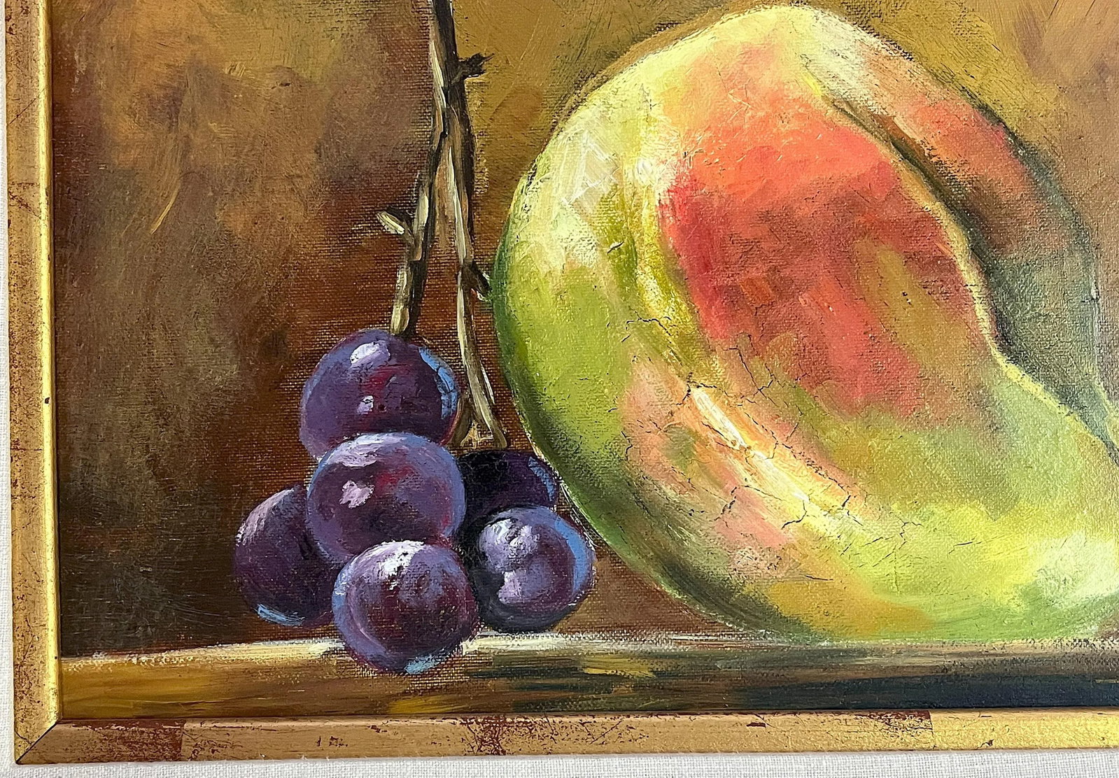 Original Signed and Framed Still Life Oil Painting on Canvas - 6