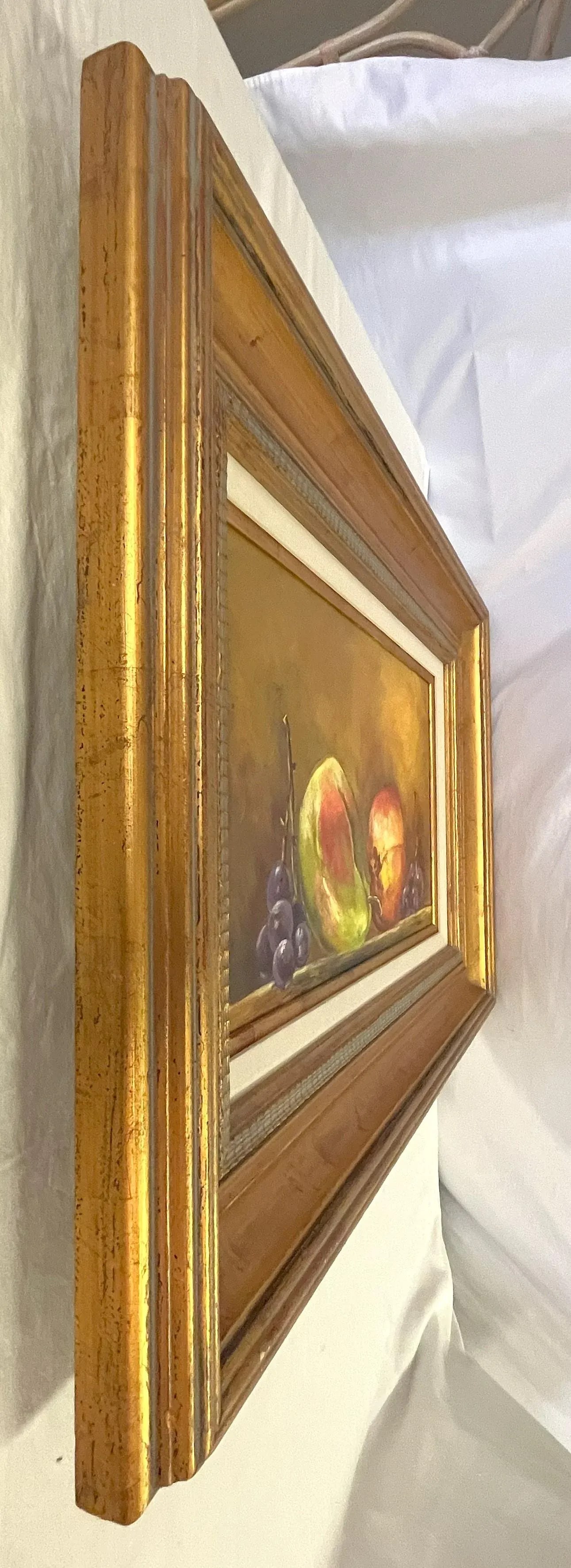 Original Signed and Framed Still Life Oil Painting on Canvas - 7