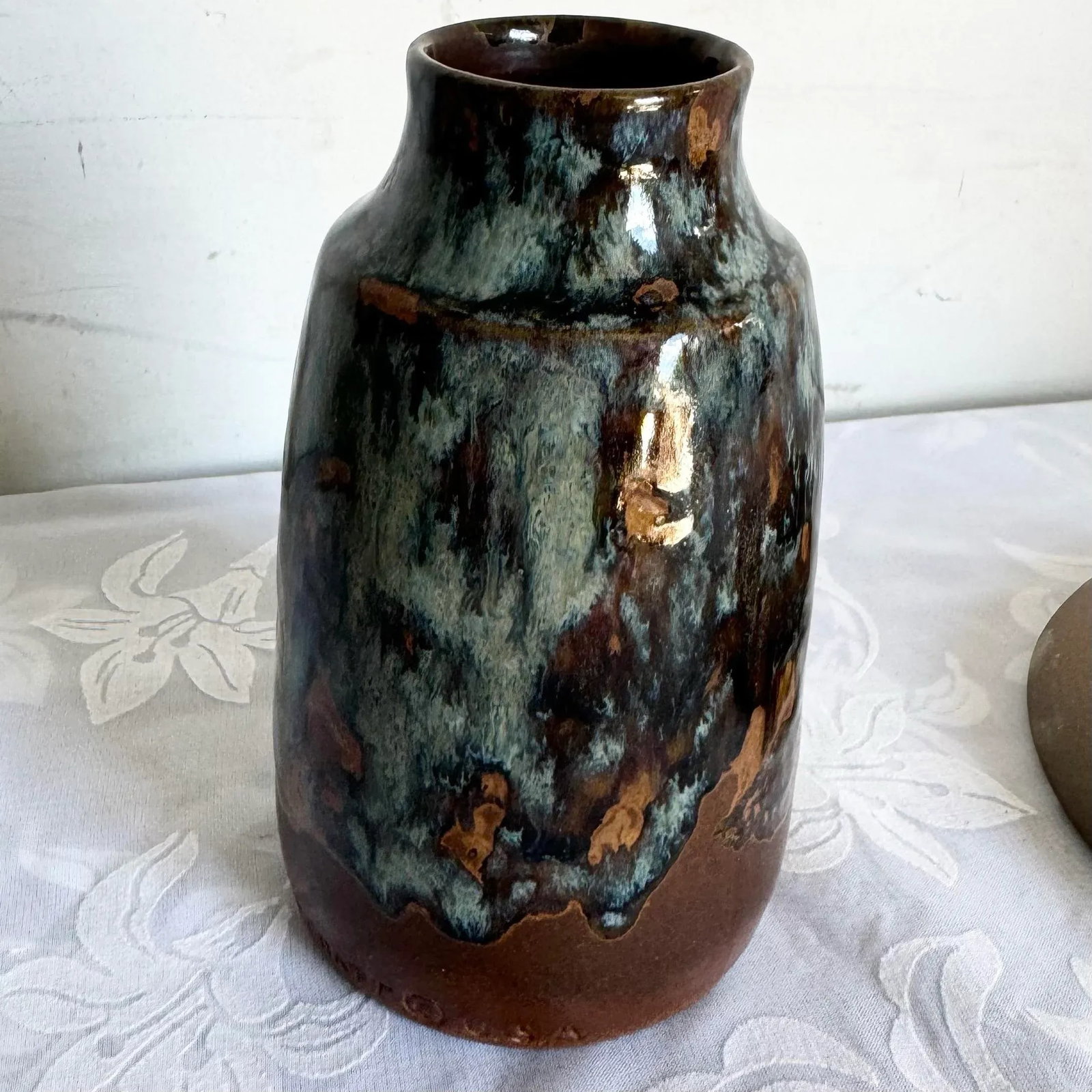 Vintage Ash Tray and Vase by Pottery Craft - 2 Pieces - 7