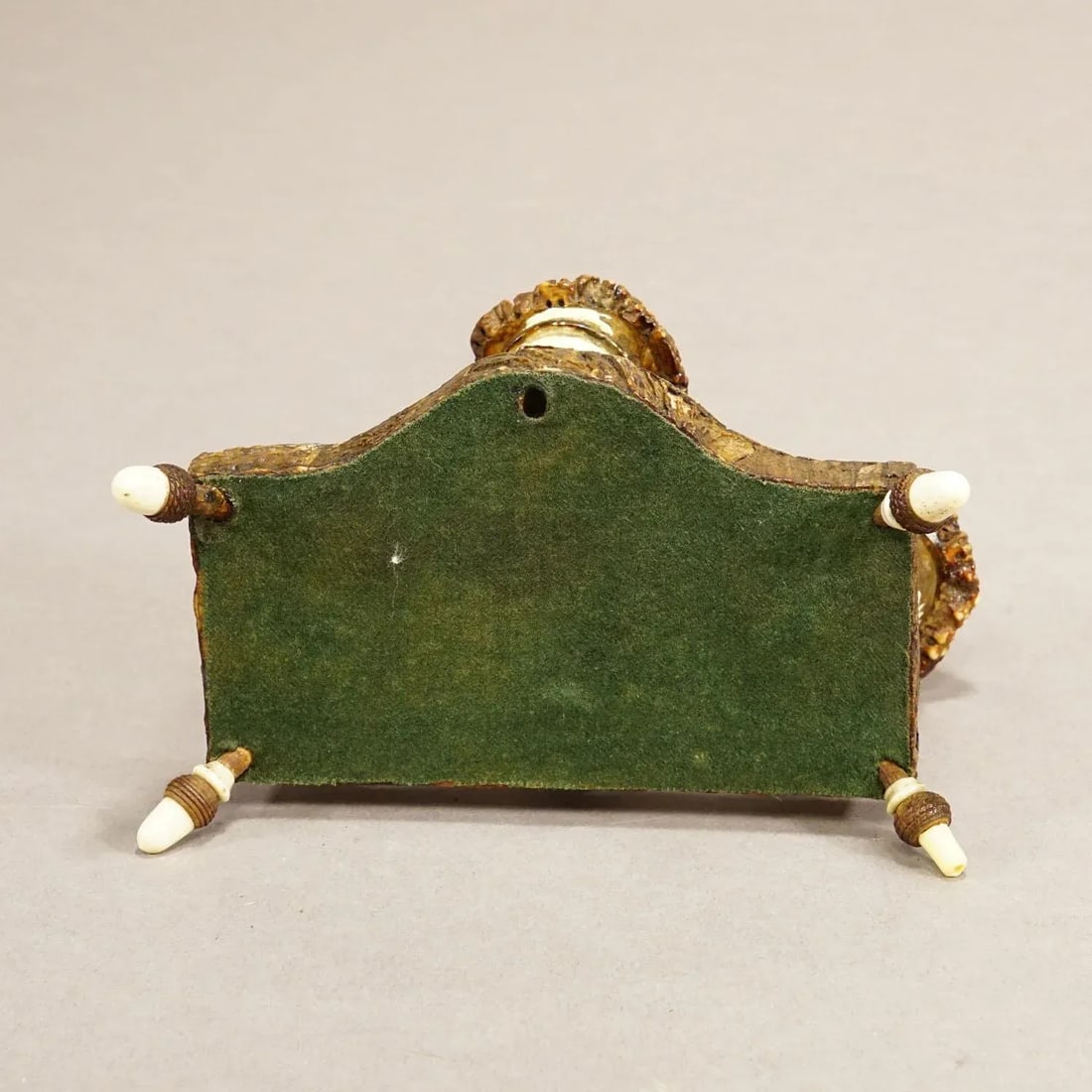 Rare Antler Desk Standish With Elaborate Carvings, Germany Ca. 1840 - 11