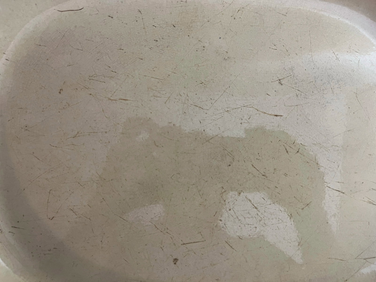 Antique Pearlware Blue Feather Edge Platter, Circa 1820's - 7