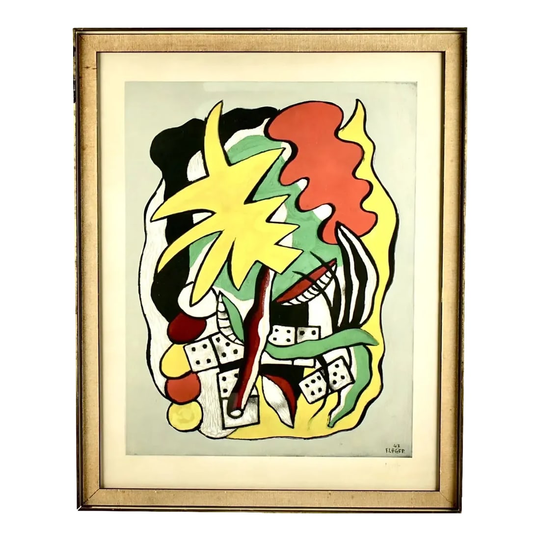 Fernand Leger Composition Aux Dominos Lithograph (1 of 8)