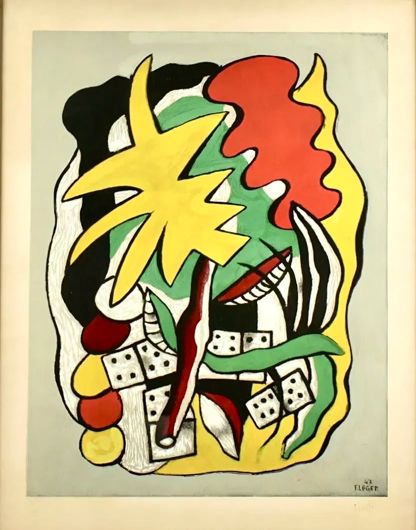 Fernand Leger Composition Aux Dominos Lithograph - 2