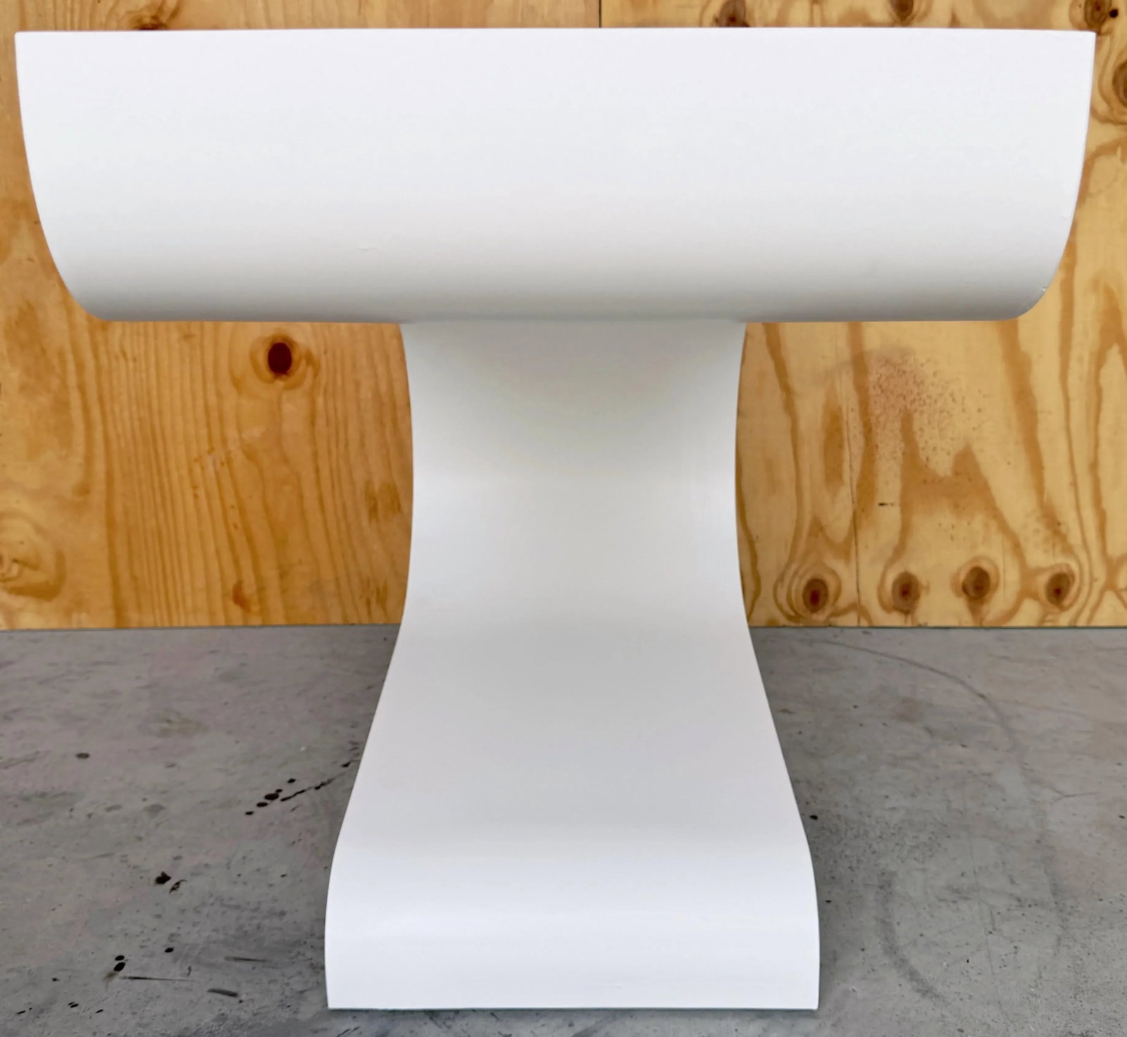 Pierre Cardin White Laquer Waterfall Console Table - 5