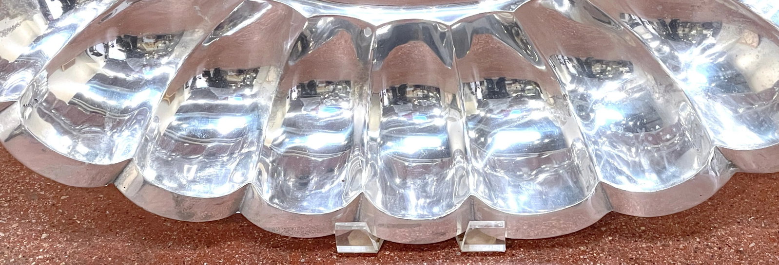 Monumental Arthur Court Neoclassical / Southwest Style Oval Salvers/Trays - a Pair - 11
