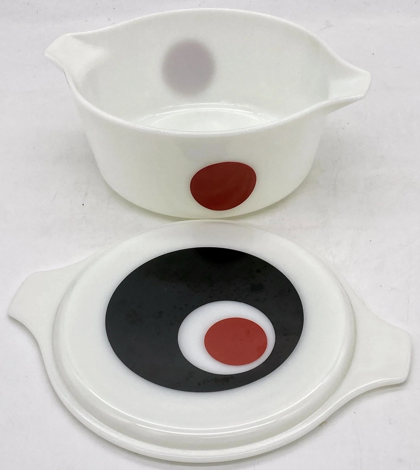 Mod Pyrex Moon Deco #475 Covered Tureen, 1971, Limited Offering - 7