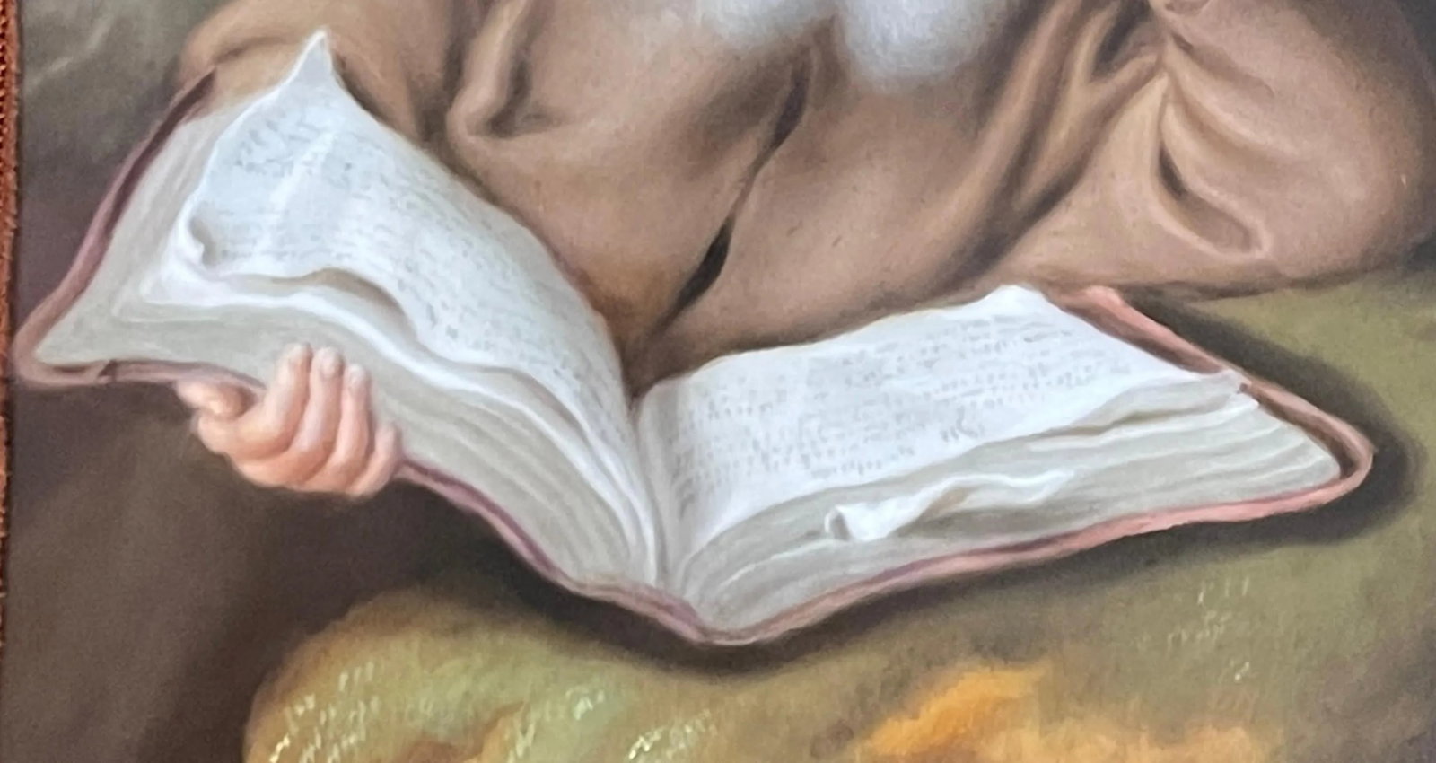Old Master Painting on Porcelain of St. Jerome, after Einsiedler Von S. Koninck - 7