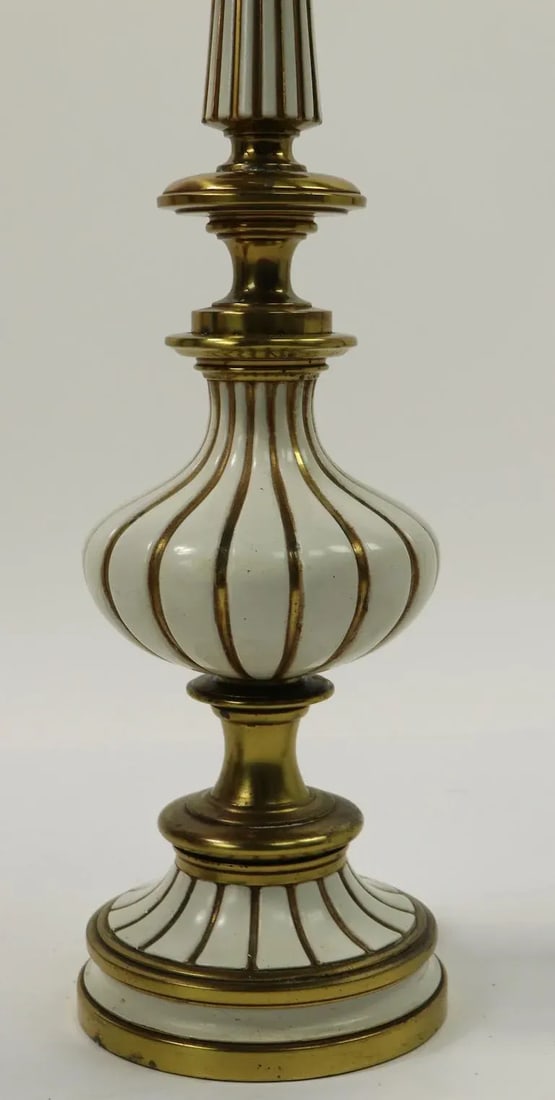 Hollywood Regency Style Table Lamps by Stiffel - a Pair - 12