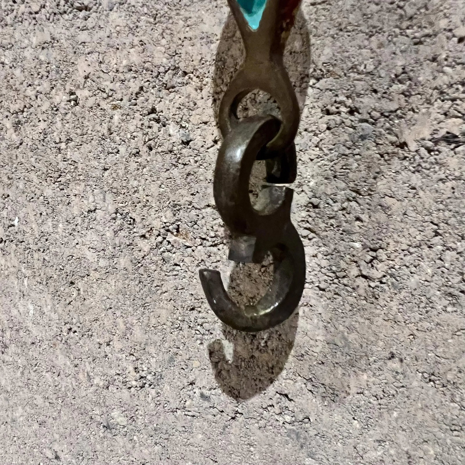 1958 Pepe Mendoza Hanging Lamp Chain Malachite Brass Mexico - 6