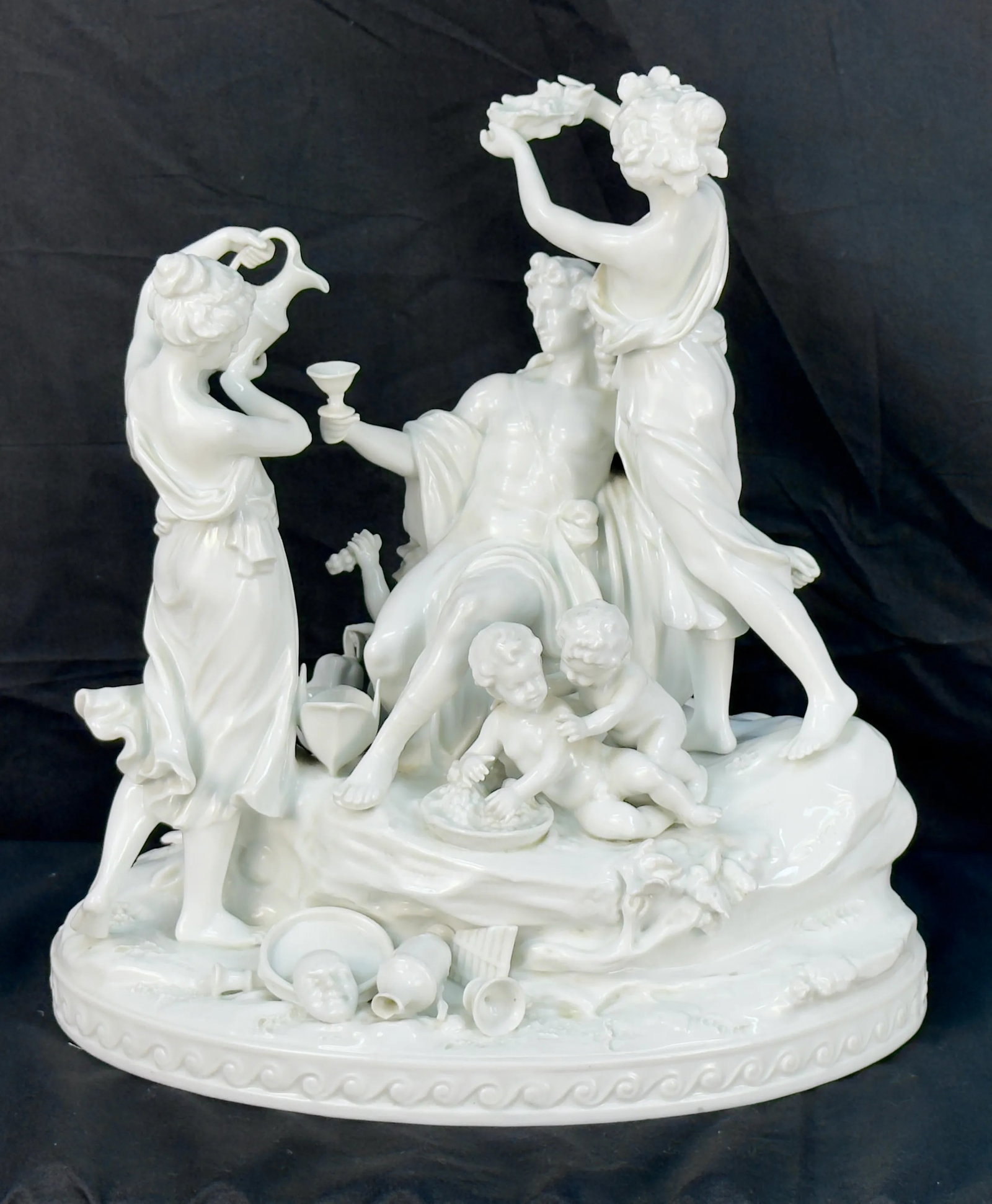 German Bisque Porcelain "Triumph of Bacchus" Sculpture - 2