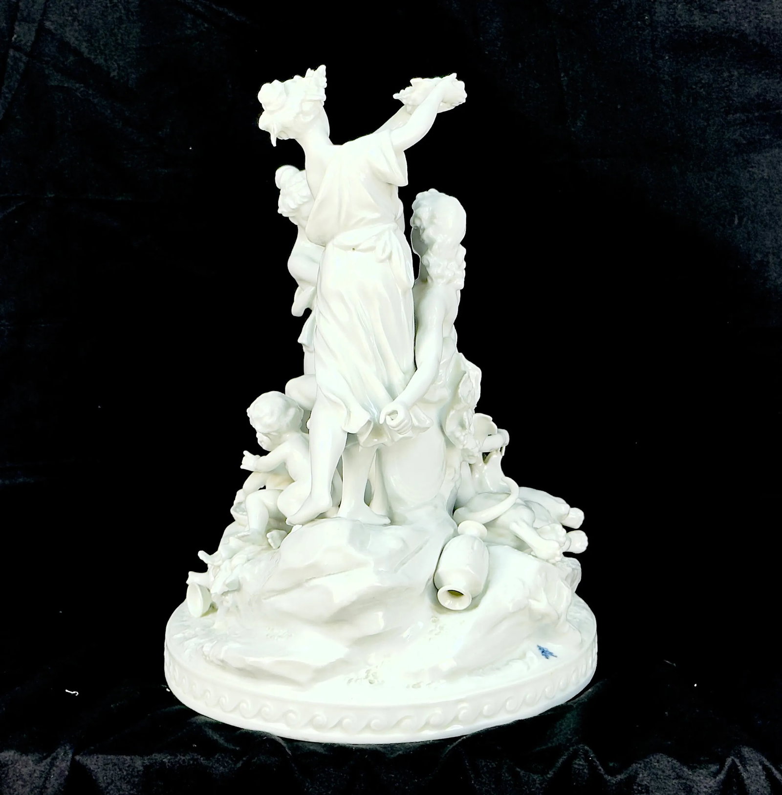 German Bisque Porcelain "Triumph of Bacchus" Sculpture - 4