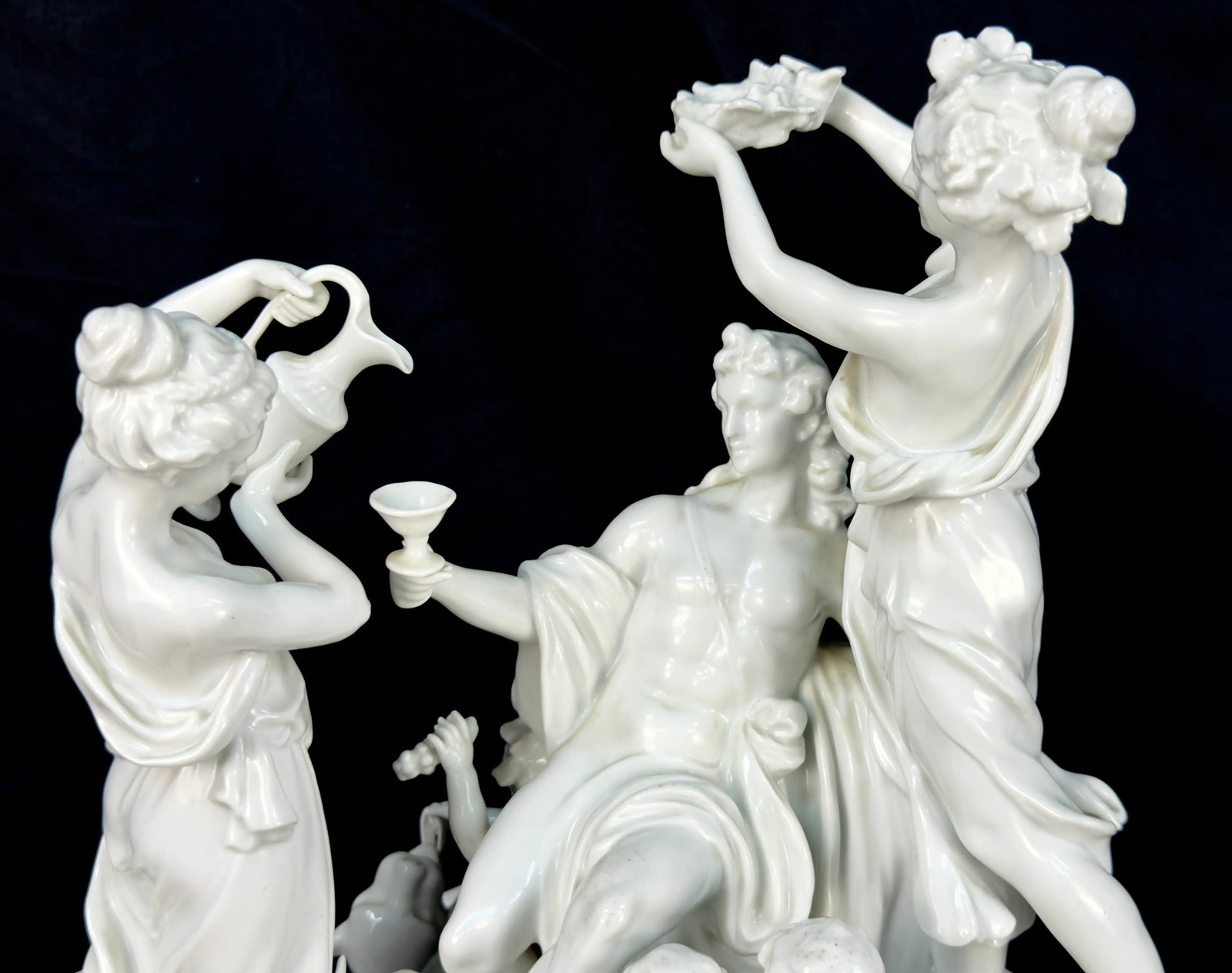 German Bisque Porcelain "Triumph of Bacchus" Sculpture - 5