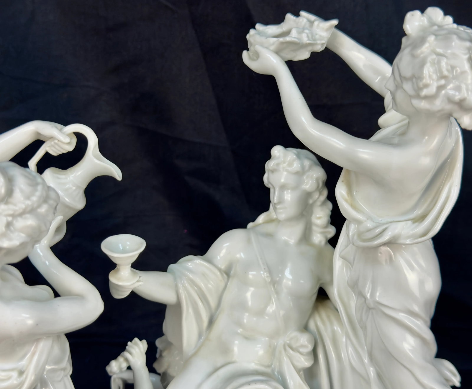 German Bisque Porcelain "Triumph of Bacchus" Sculpture - 6