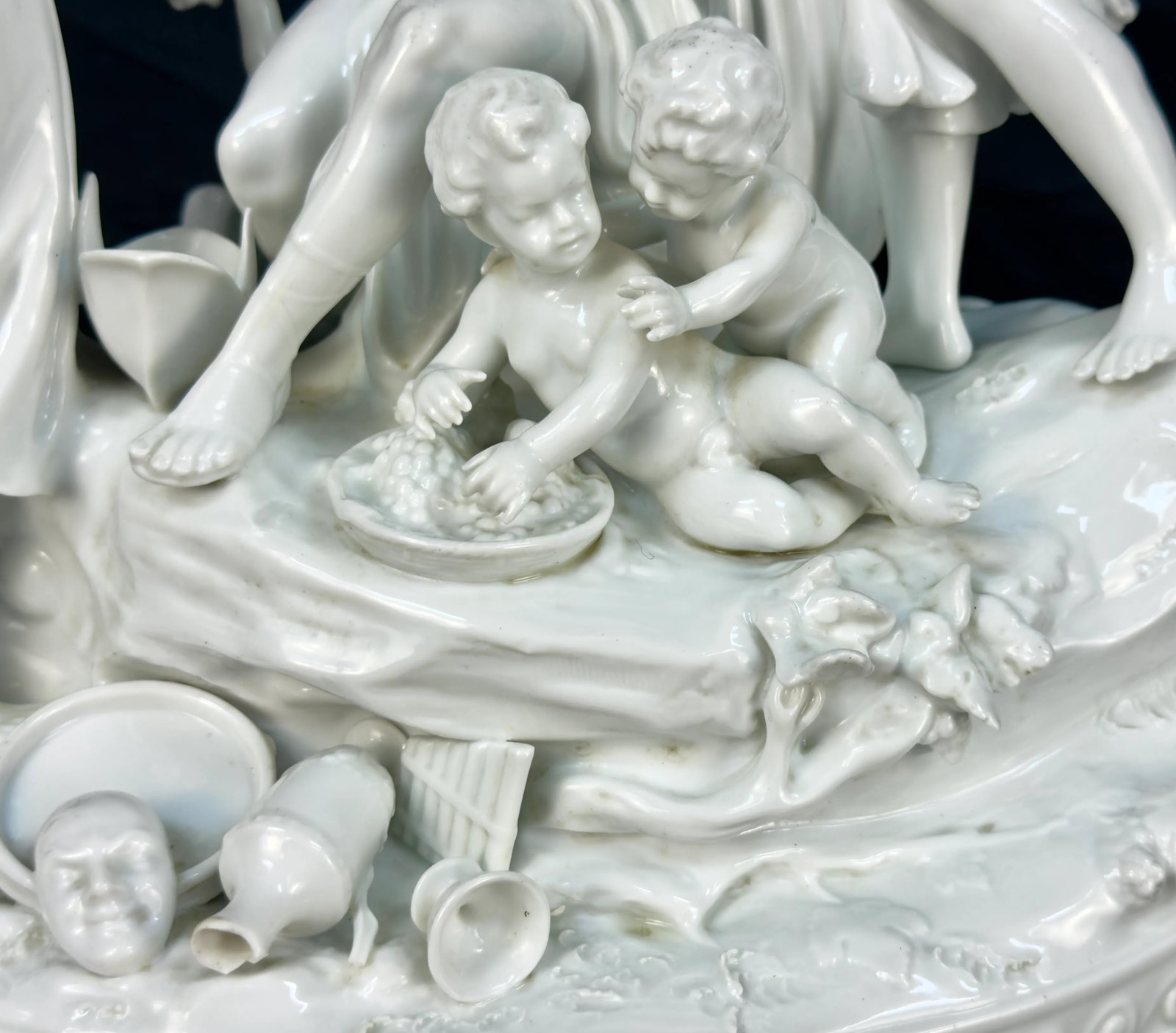 German Bisque Porcelain "Triumph of Bacchus" Sculpture - 7