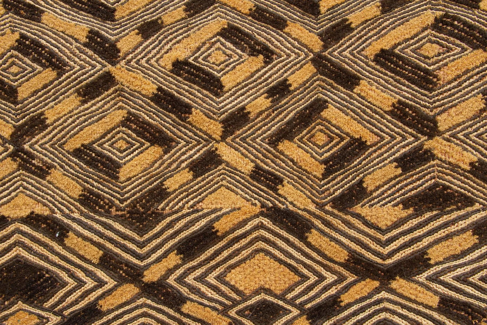 Striking Antique Kuba Raffia Panel - 6