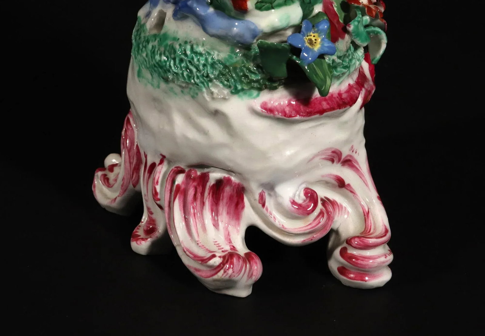 Porcelain Figure of Neptune on a Rococo Scroll Base, Edme Samson Et Cie, Paris - 8