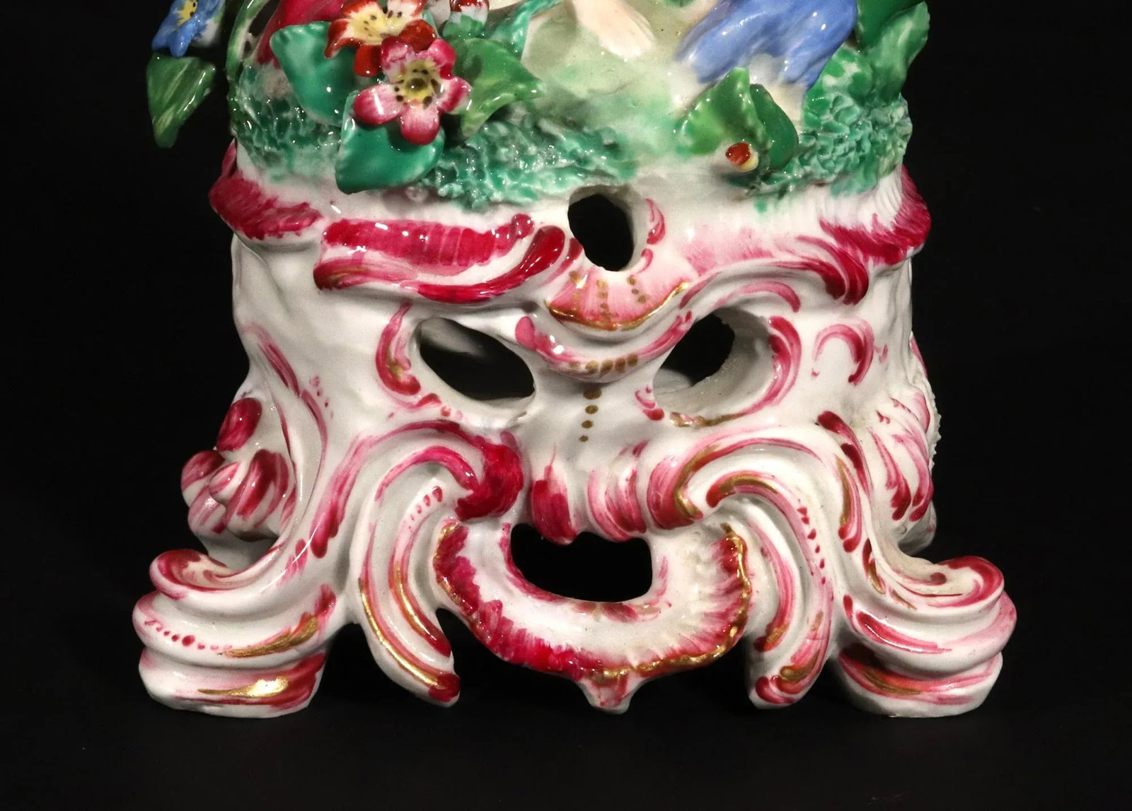 Porcelain Figure of Neptune on a Rococo Scroll Base, Edme Samson Et Cie, Paris - 9