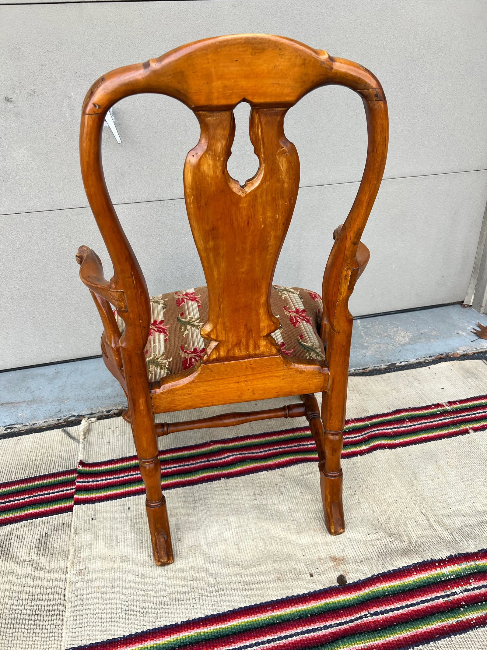 Antique Country French Provincial Carved Armchair, 18th Century - 10