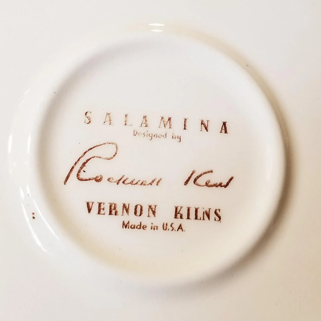 Rockwell Kent "Salamina" Chop Plate - 4