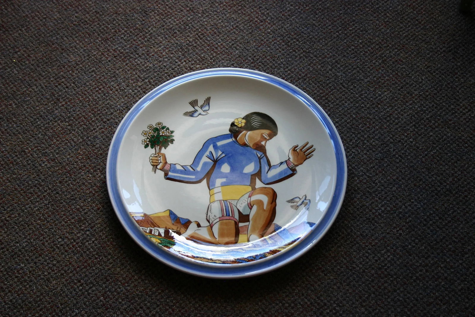 Rockwell Kent "Salamina" Chop Plate - 9