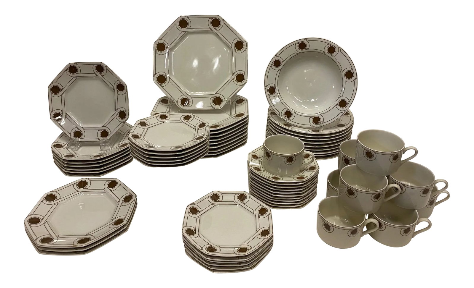 Le Continentale Fitz & Floyd Dinnerware - Set for 10 (1 of 13)