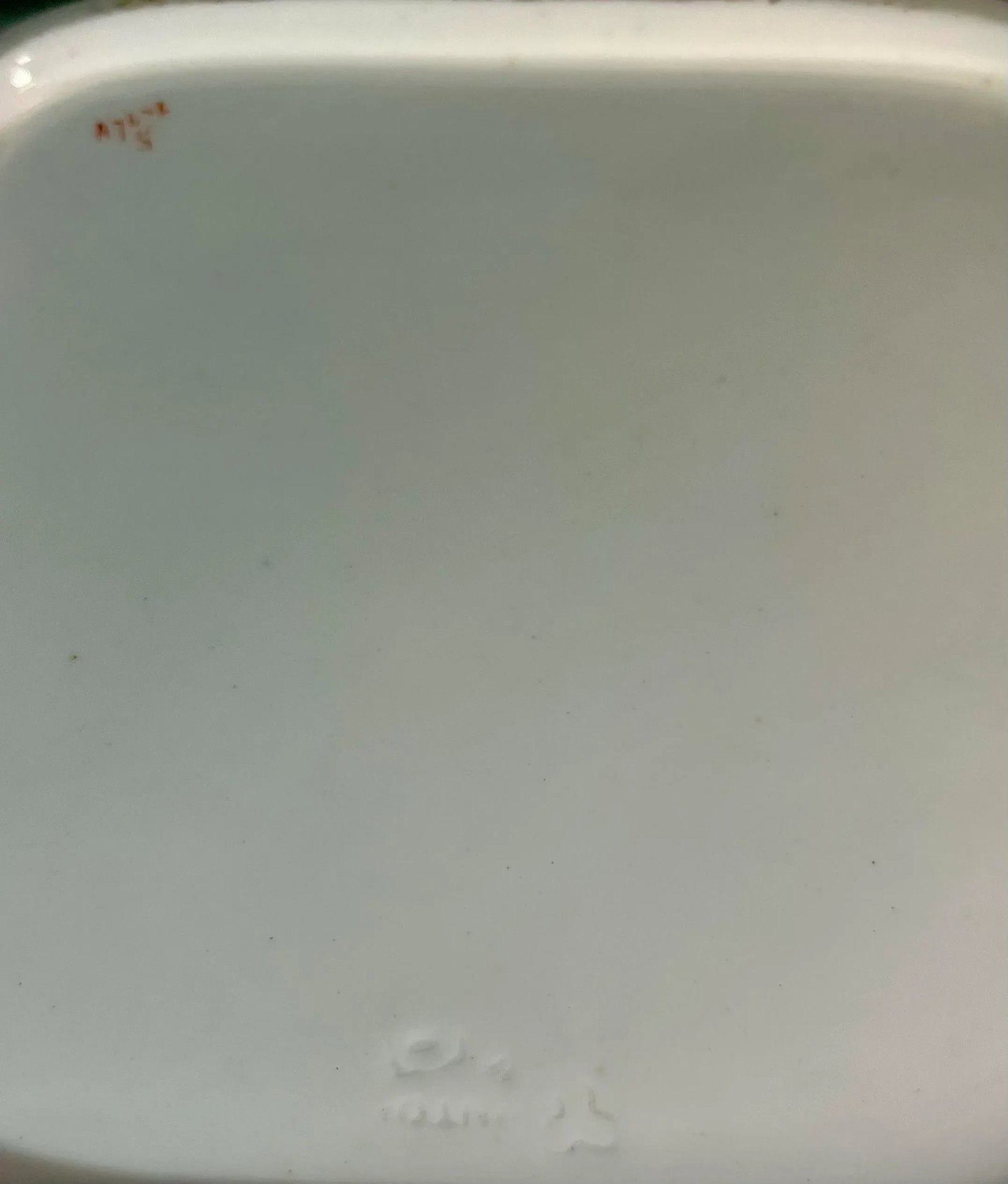 Antique Minton Square Handled Porcelain Cake Plate - 7