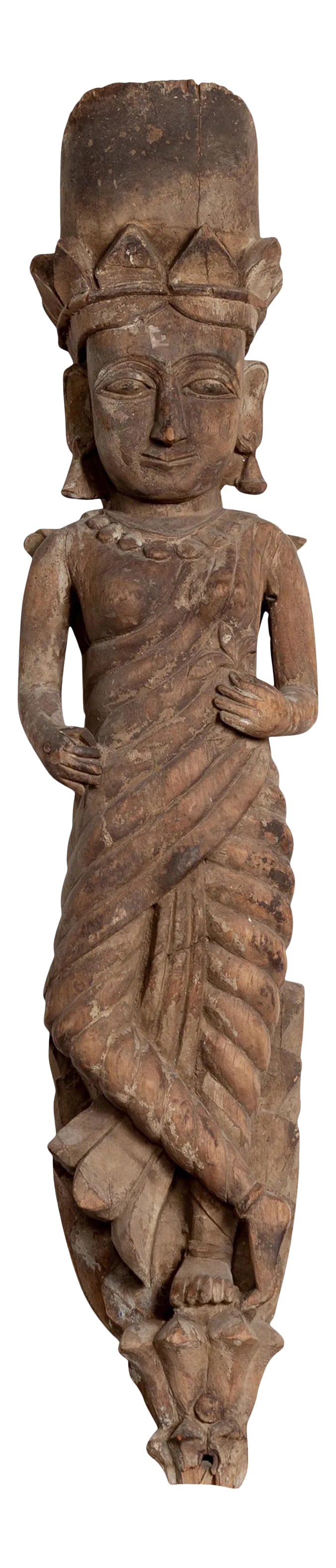 Hand Carved Indian Temple Carving Statue from Gujarat Depicting a Hindu Deity (1 of 13)