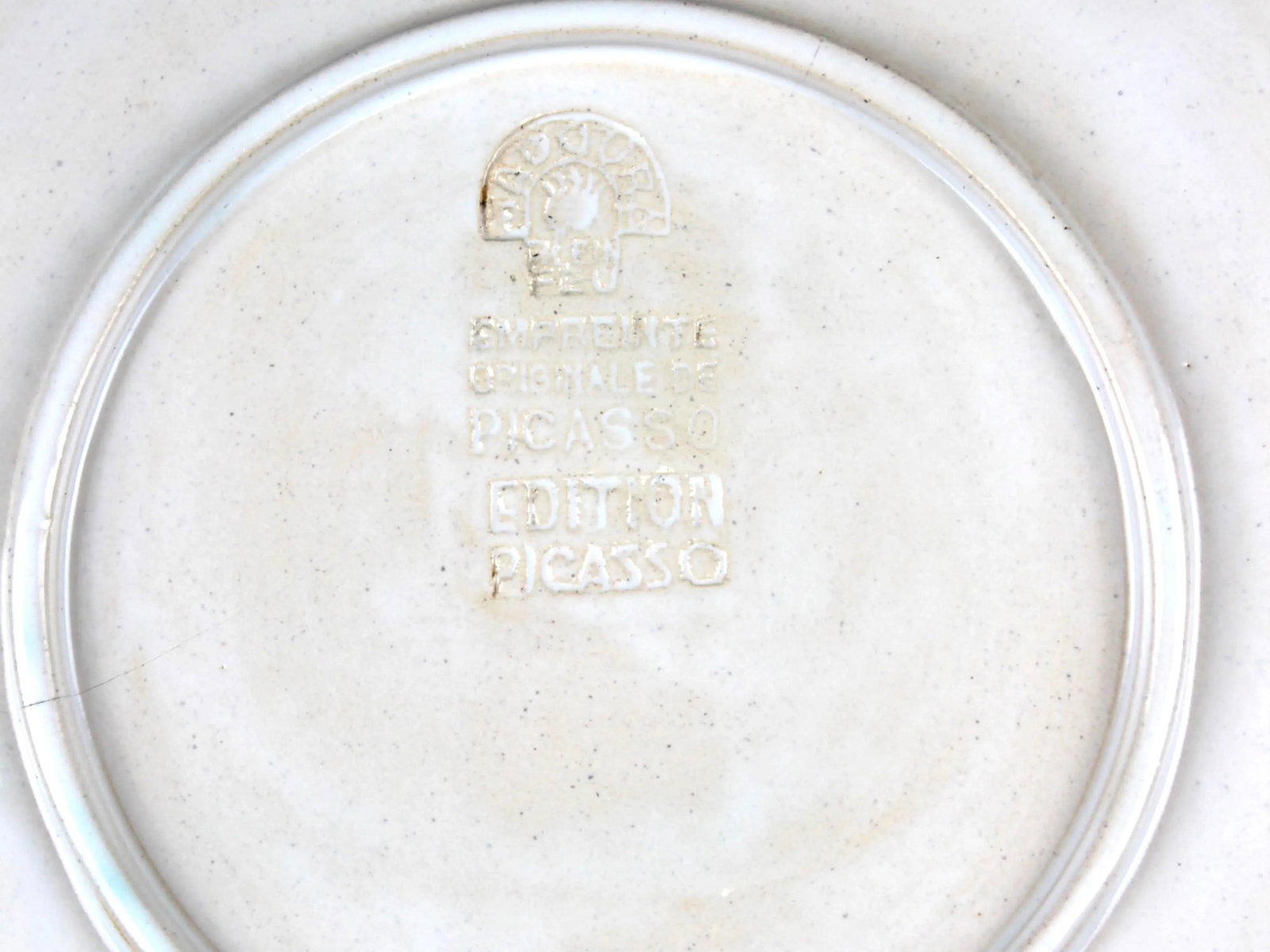 Pablo Picasso Madoura Ceramic, "TÃªte De Chèvre De Profil" Plate - 3