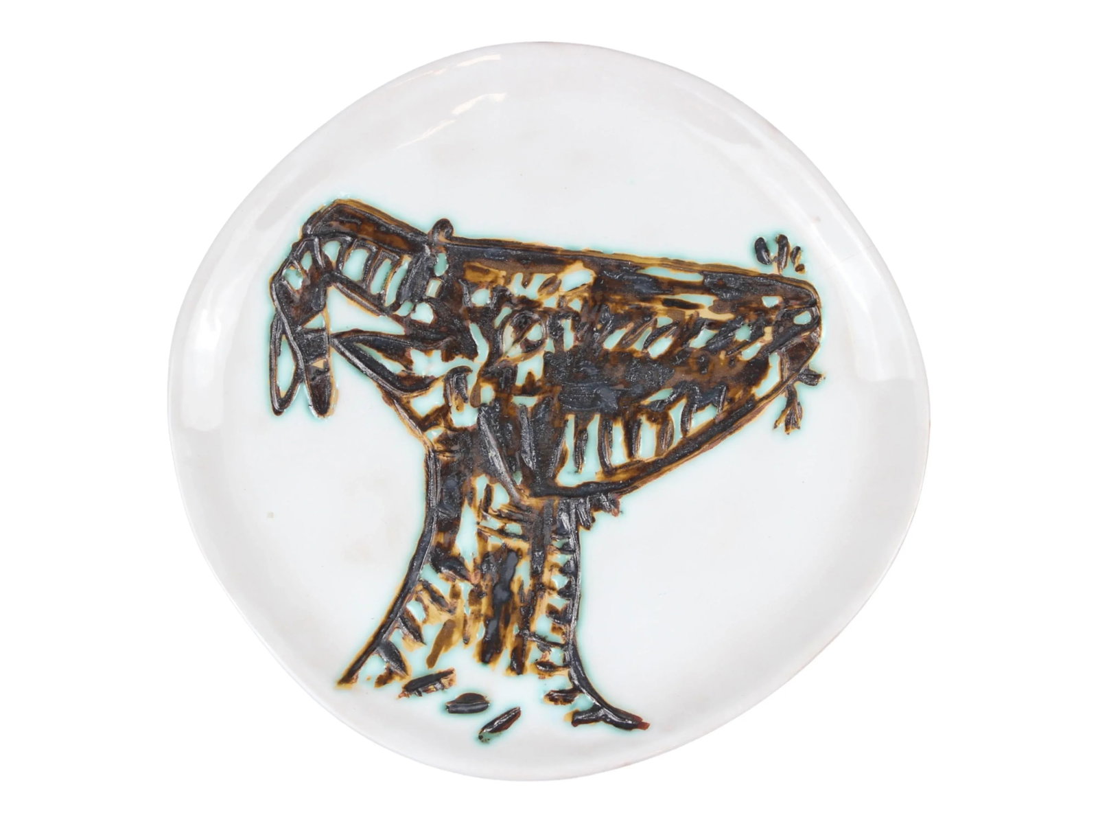 Pablo Picasso Madoura Ceramic, "TÃªte De Chèvre De Profil" Plate - 4