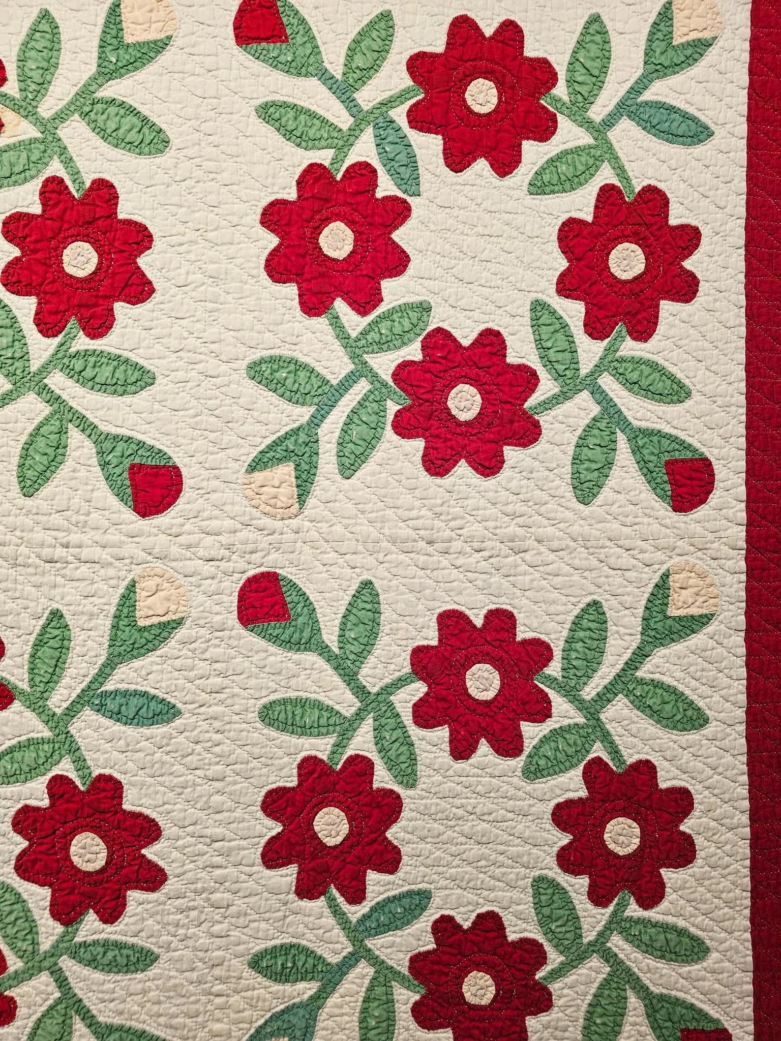 19th Century American Applique Quilt - 5