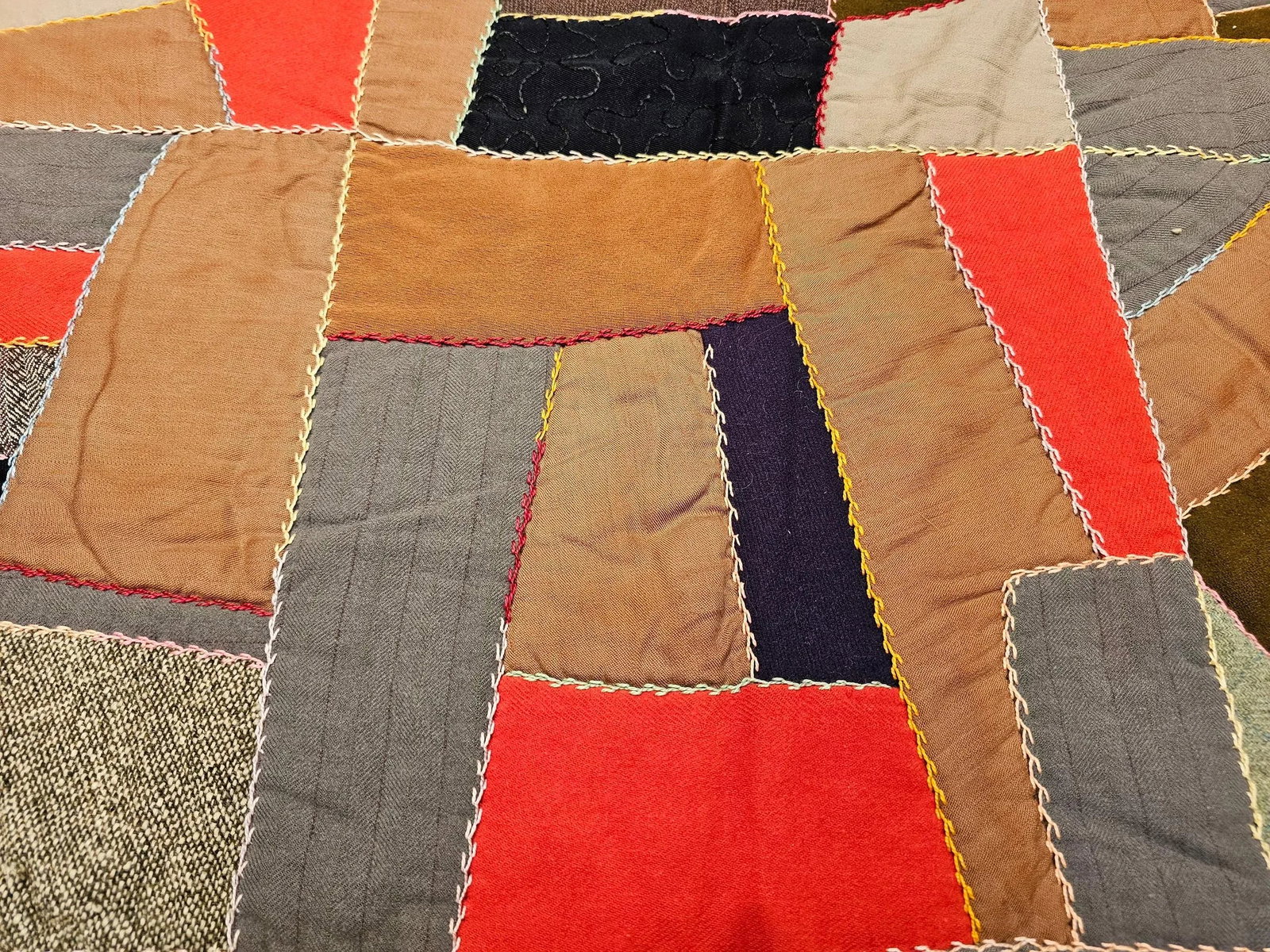 Early 20th Century African American Quilt - 11