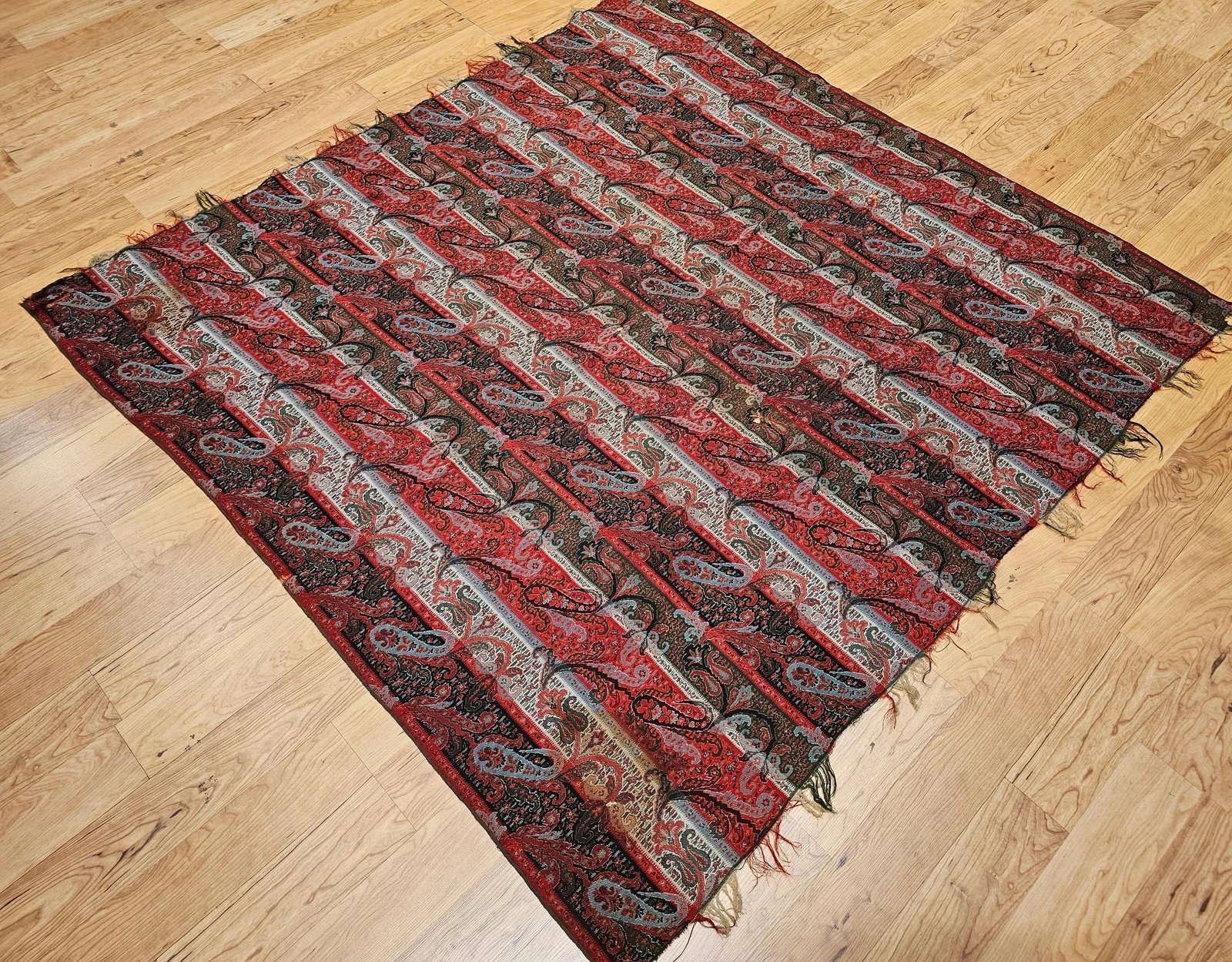 Late 19th Century Paisley Shawl Fabric - 10