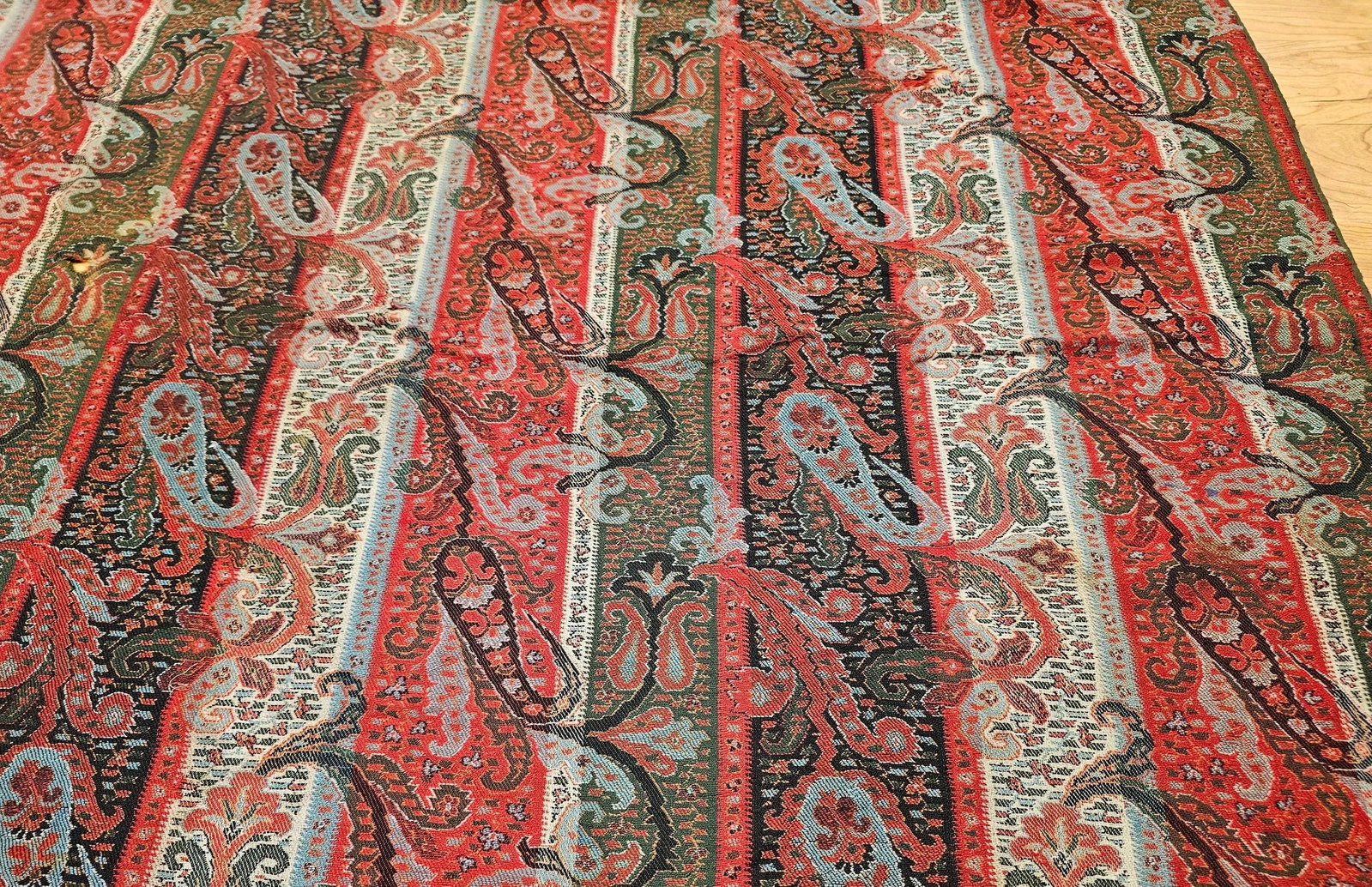 Late 19th Century Paisley Shawl Fabric - 3