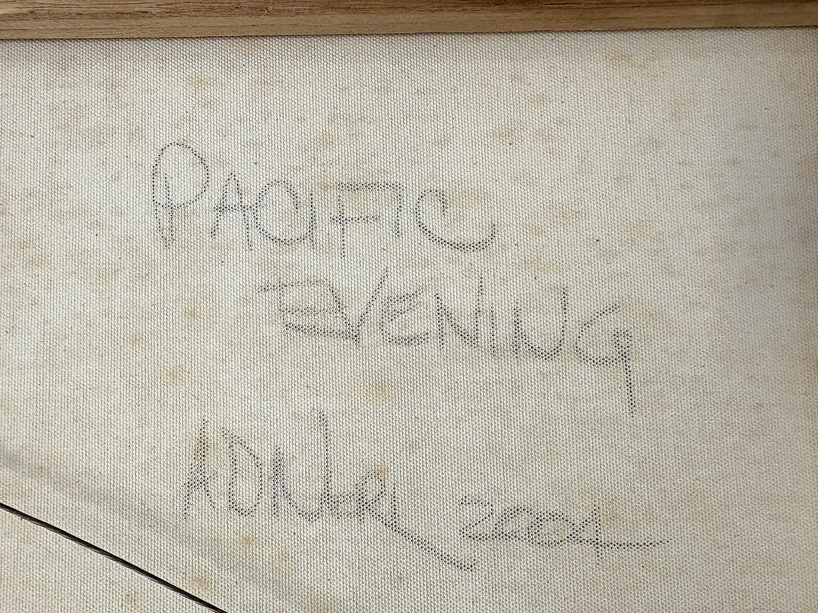 Original Signed & Framed Painting on Canvas by A. Neri (American, Present Day) Titled 'Pacific Eveni - 11