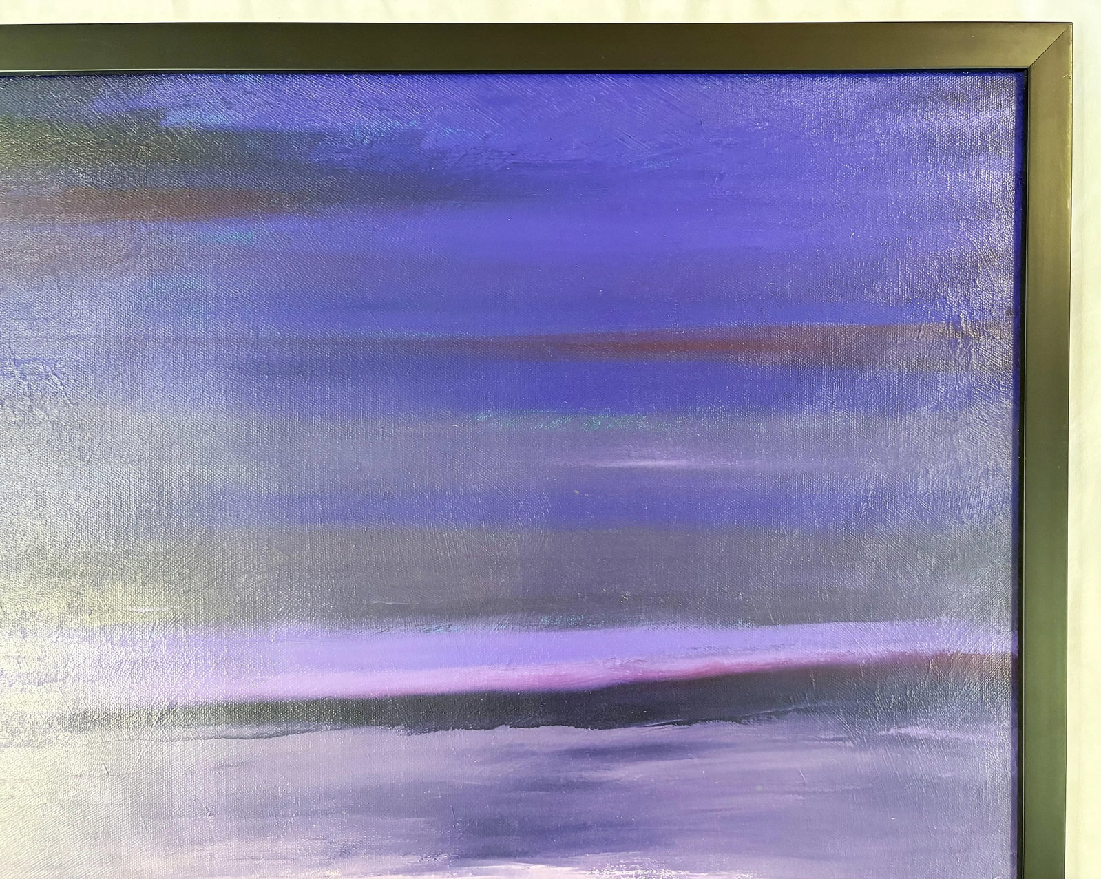 Original Signed & Framed Painting on Canvas by A. Neri (American, Present Day) Titled 'Pacific Eveni - 4