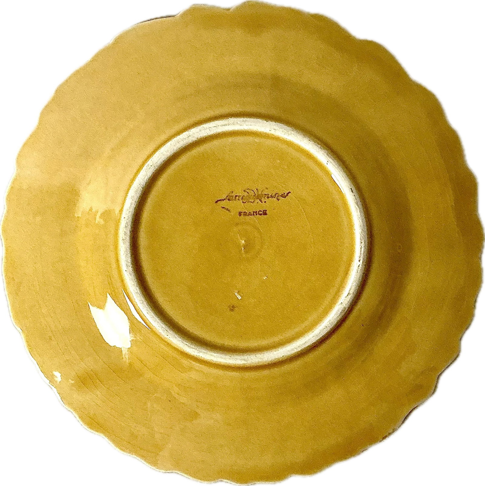 Sarreguemines French Majolica Plates, Set of Three - 11