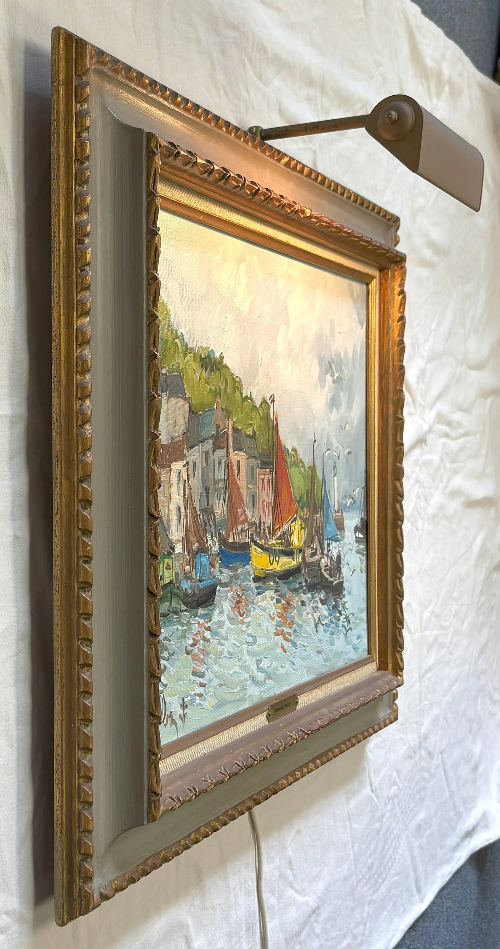 Original Signed & Framed Oil Painting on Canvas by 'Fernand Herbo' (France, 1904-1995) - 3