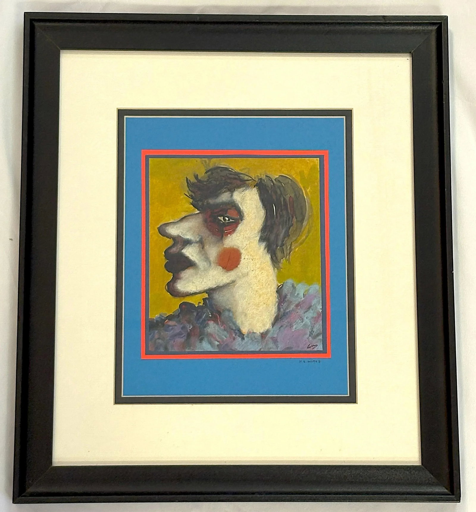 Original Signed Mixed Media Painting by Hector Gustavo Gomez (Mexico, 1954-Present) Circa 1979 - 8