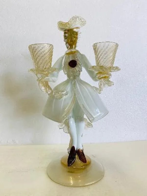 Vintage Murano Glass Figurines-Pair - 10