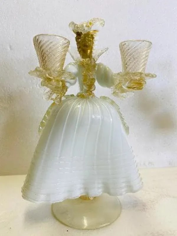 Vintage Murano Glass Figurines-Pair - 11